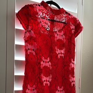 Zeraco mandarin collar gown size S